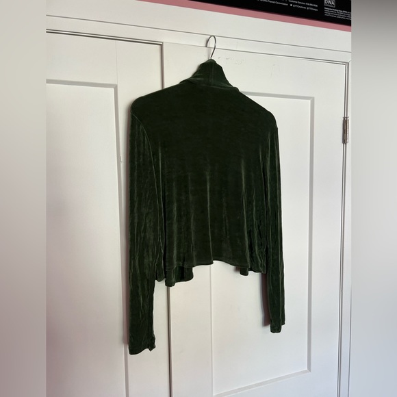 vintage green jacket / cardigan - Picture 3 of 4